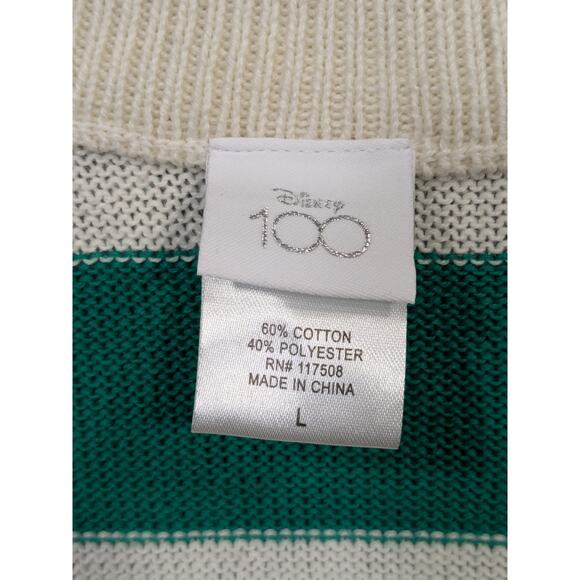 Mickey Mouse Cardigan Womens Large Jacquard Knit Disney Colorful Embroidered - Picture 3 of 9